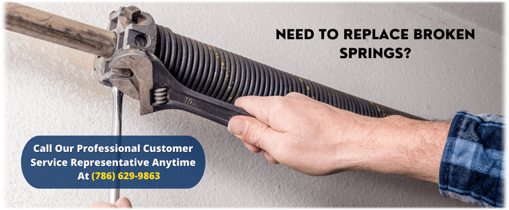 Broken Garage Door Spring Repair Miami FL